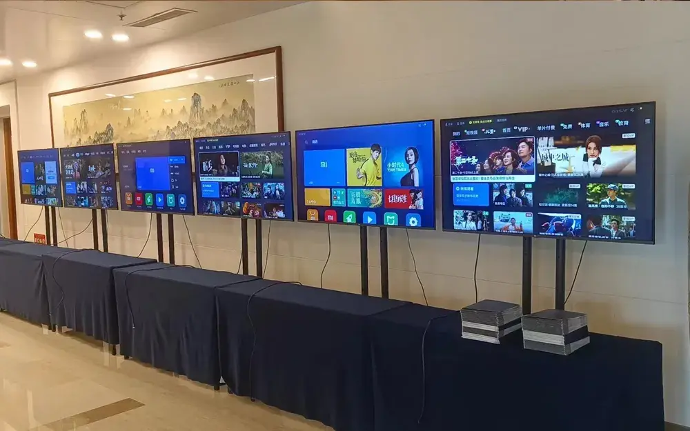 Puesta en servicio del alquiler de televisores