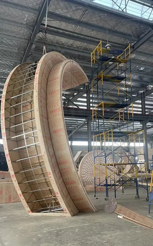 Construcción de stands en Pekín