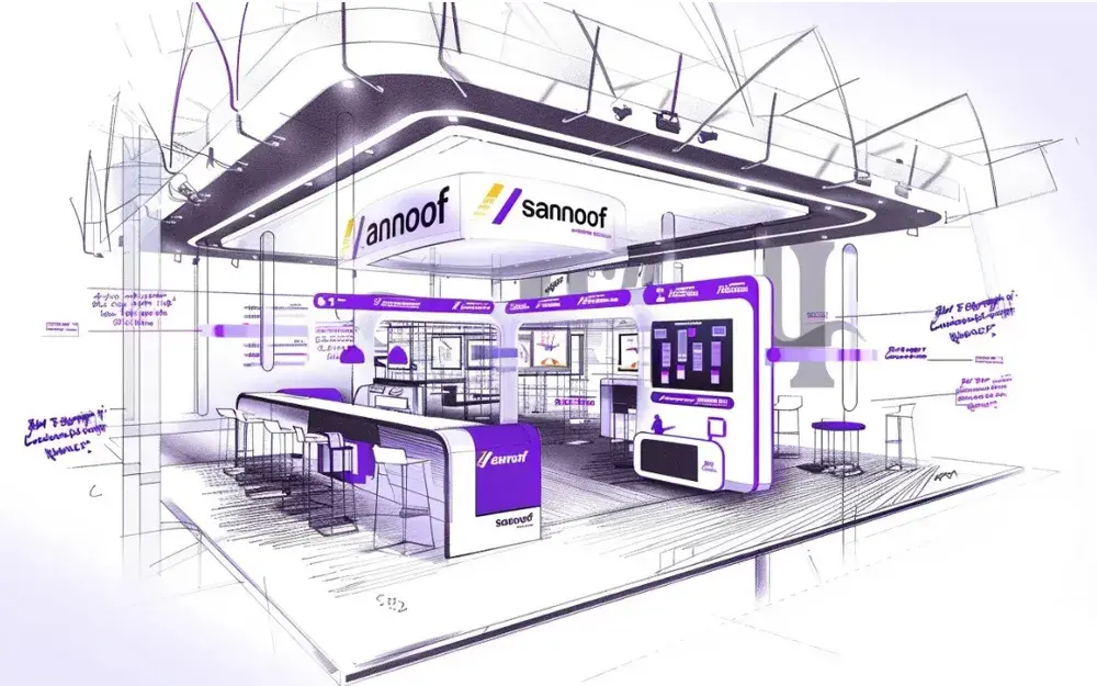 Diseño innovador de stands